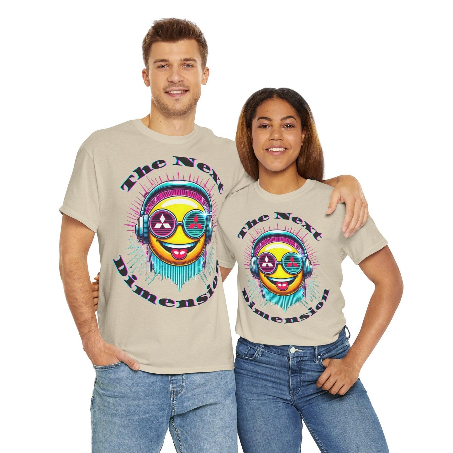 Techno Smiley Unisex T-Shirt - The Next Dimension