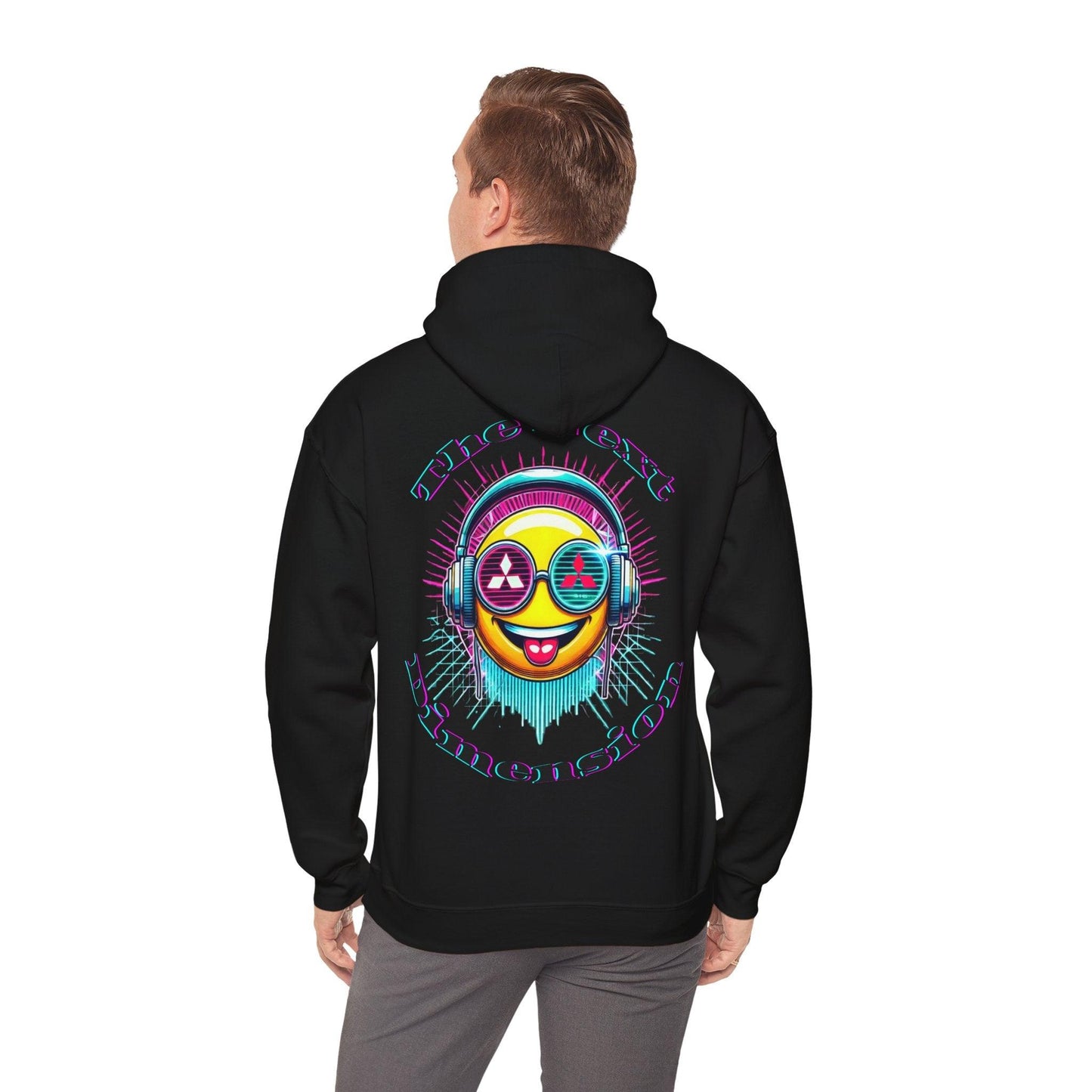 Techno Smiley Unisex Hoodie - The Next Dimension