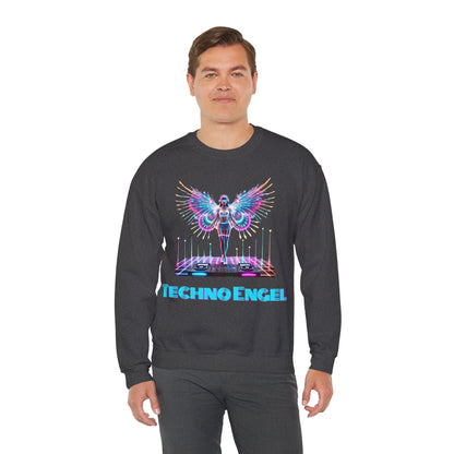 LED Light-Up Rave Techno Engel Sweatshirt