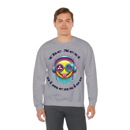 Techno Smiley Unisex Sweatshirt - The Next Dimension