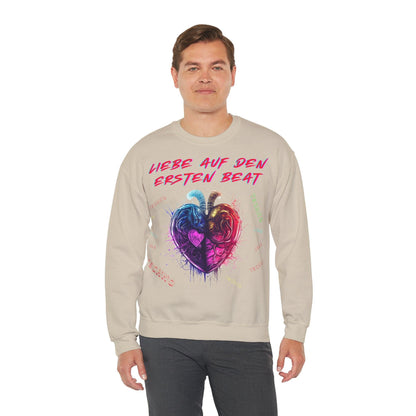 Techno Love Unisex Sweatshirt - Liebe auf ersten Beat