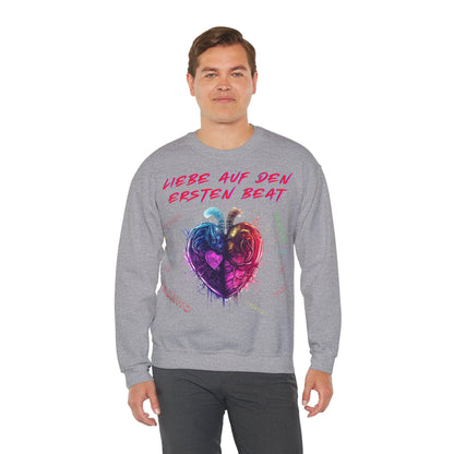 Techno Love Unisex Sweatshirt - Liebe auf ersten Beat