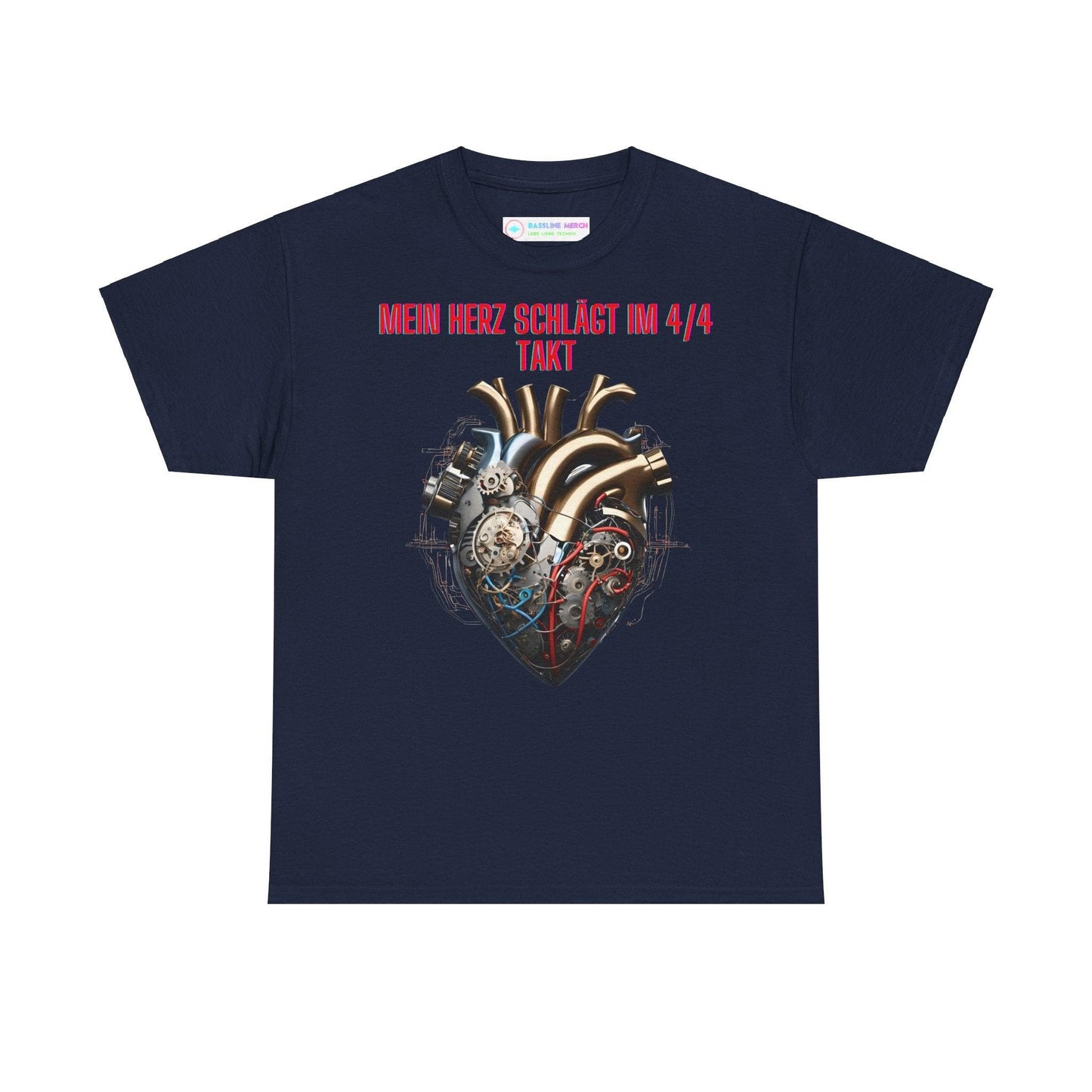 Techno Herzschlag Unisex T-Shirt - Neon Circuit Design