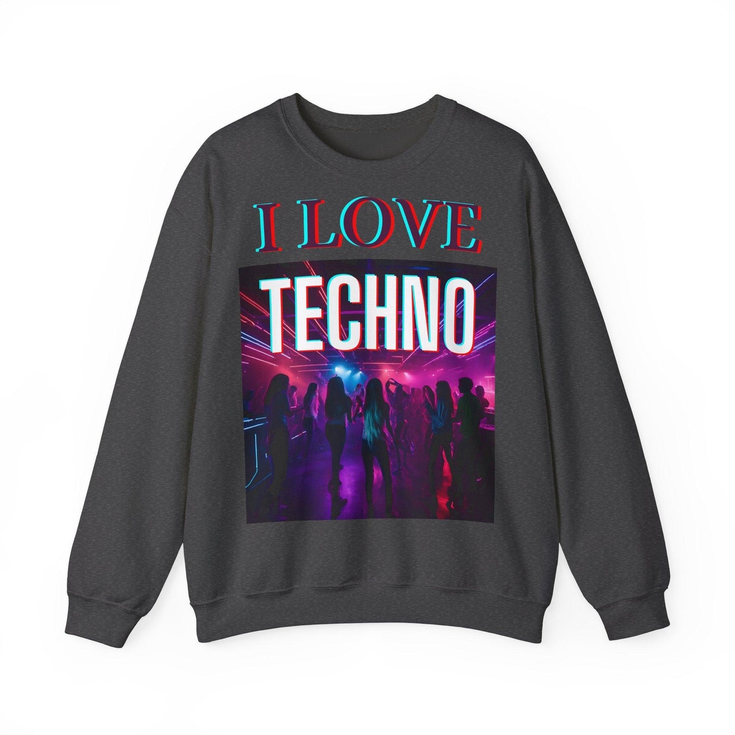 Techno Unisex Sweatshirt - I Love Techno
