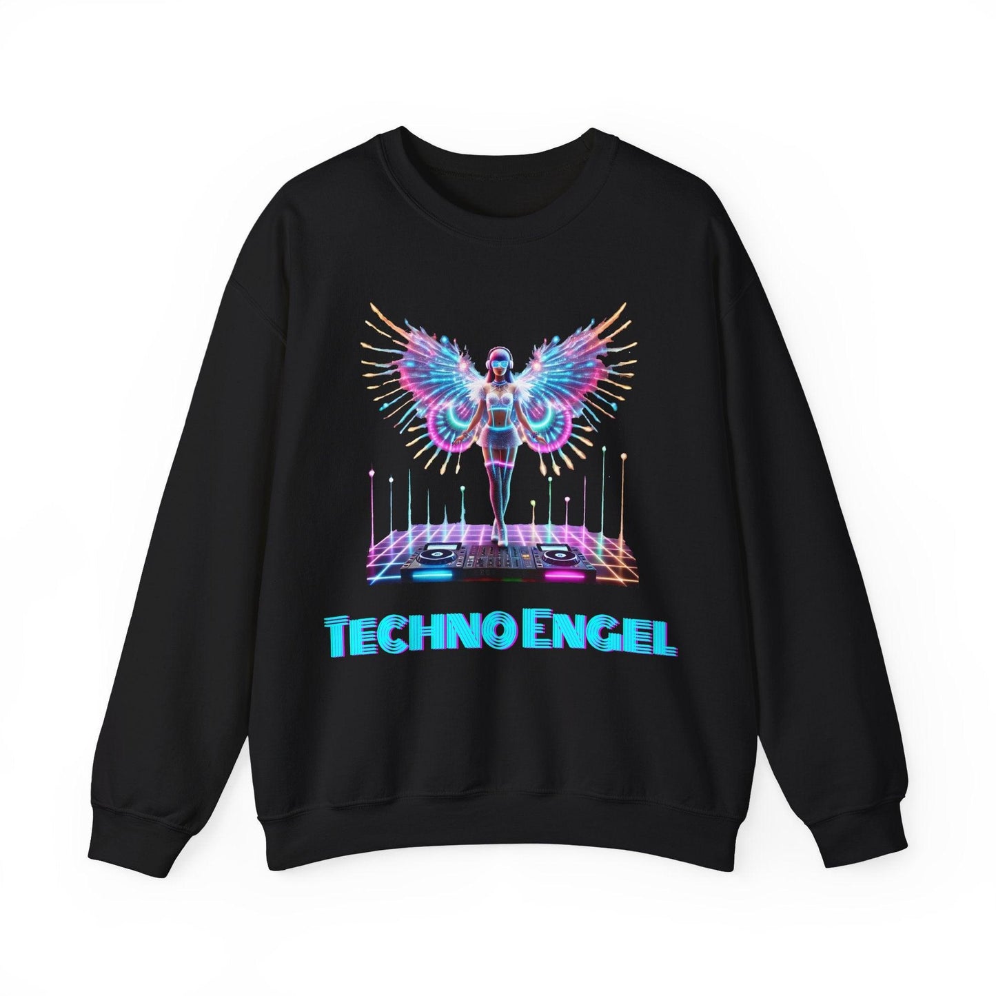 LED Light-Up Rave Techno Engel Sweatshirt