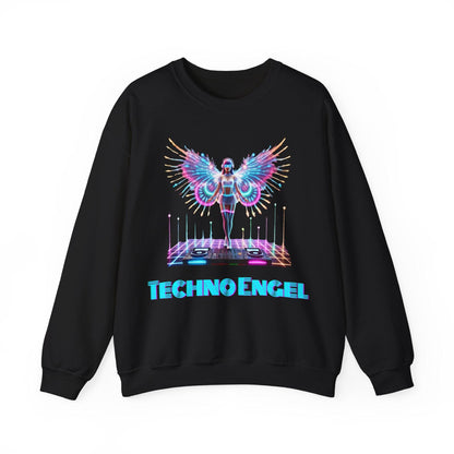 LED Light-Up Rave Techno Engel Sweatshirt