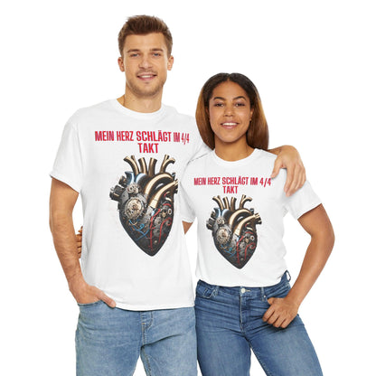 Techno Herzschlag Unisex T-Shirt - Neon Circuit Design