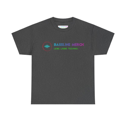 Techno Unisex Fan T-Shirt - Bassline Merch I love Techno