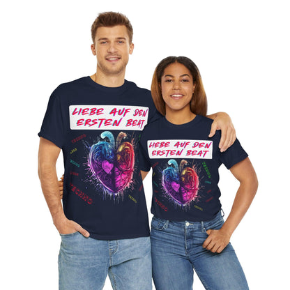 Techno Love Unisex T-Shirt - Liebe auf ersten Beat