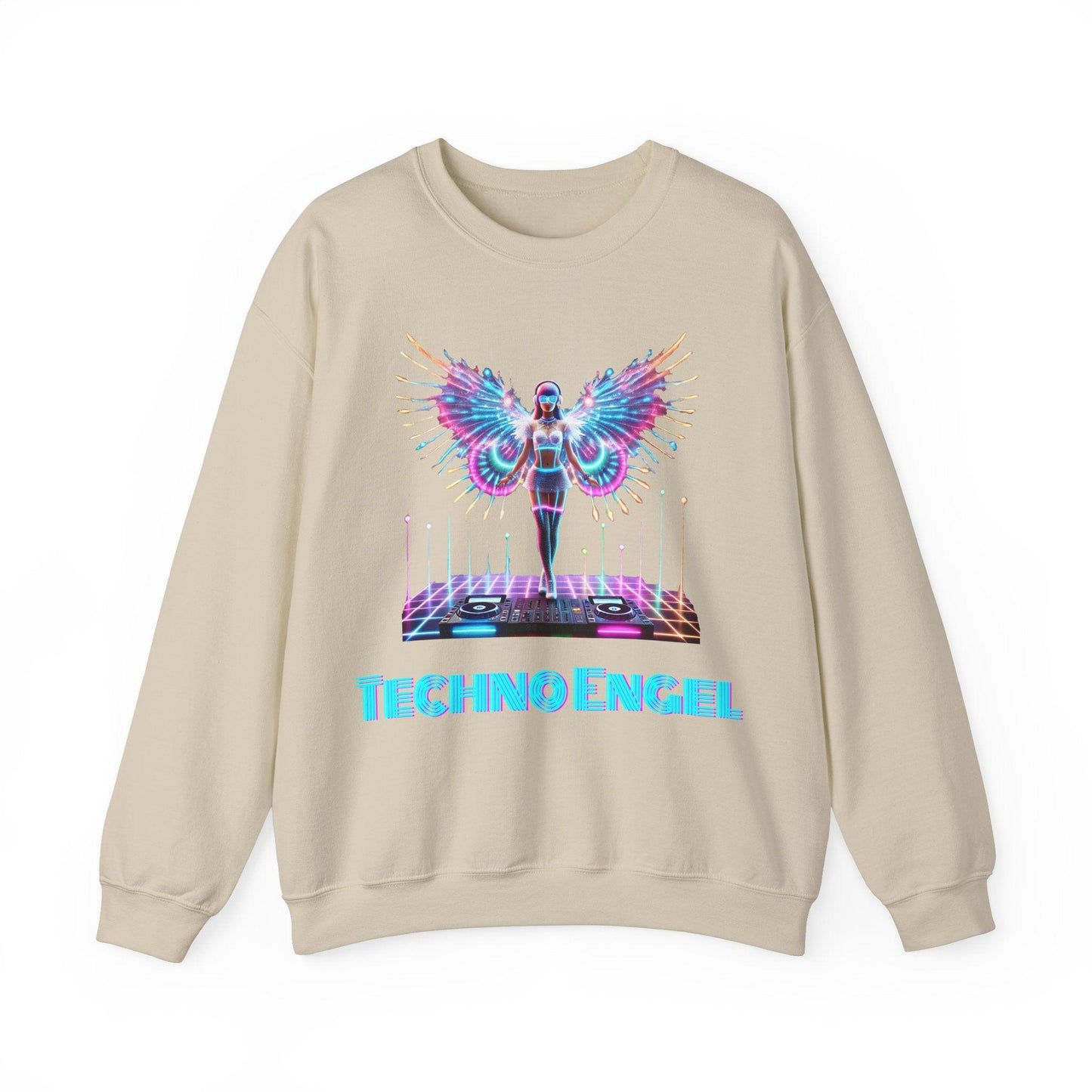 LED Light-Up Rave Techno Engel Sweatshirt