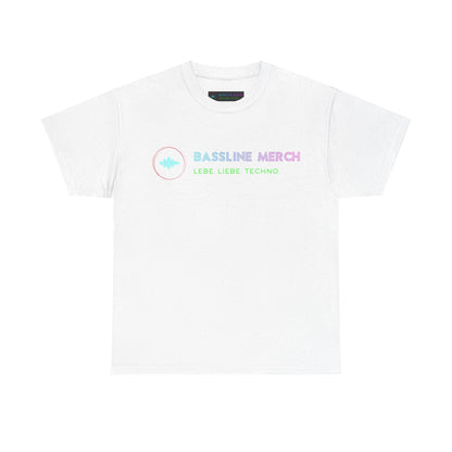 Techno Love Unisex Fan T-Shirt - Bassline Merch Slogan Grün Design
