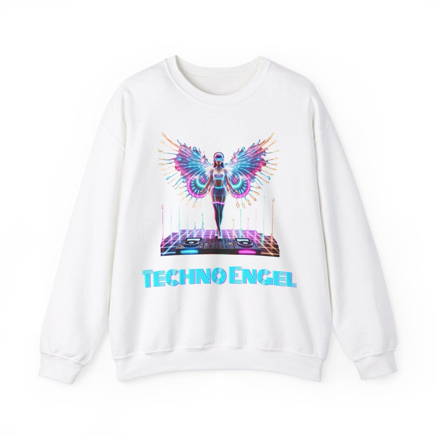 LED Light-Up Rave Techno Engel Sweatshirt