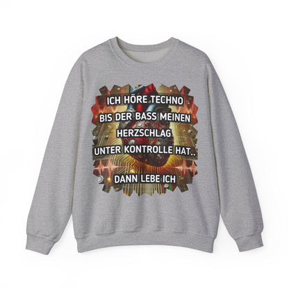 Techno Herz Unisex Sweatshirt - Bass Control