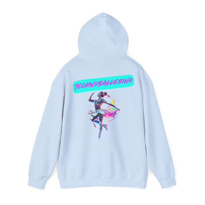 Techno Cyberpunk Hoodie - Futuristic 'Technoballerina'