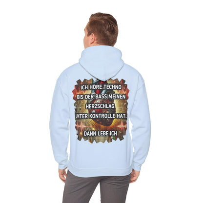 Techno Herz Unisex Hoodie - Bass Control