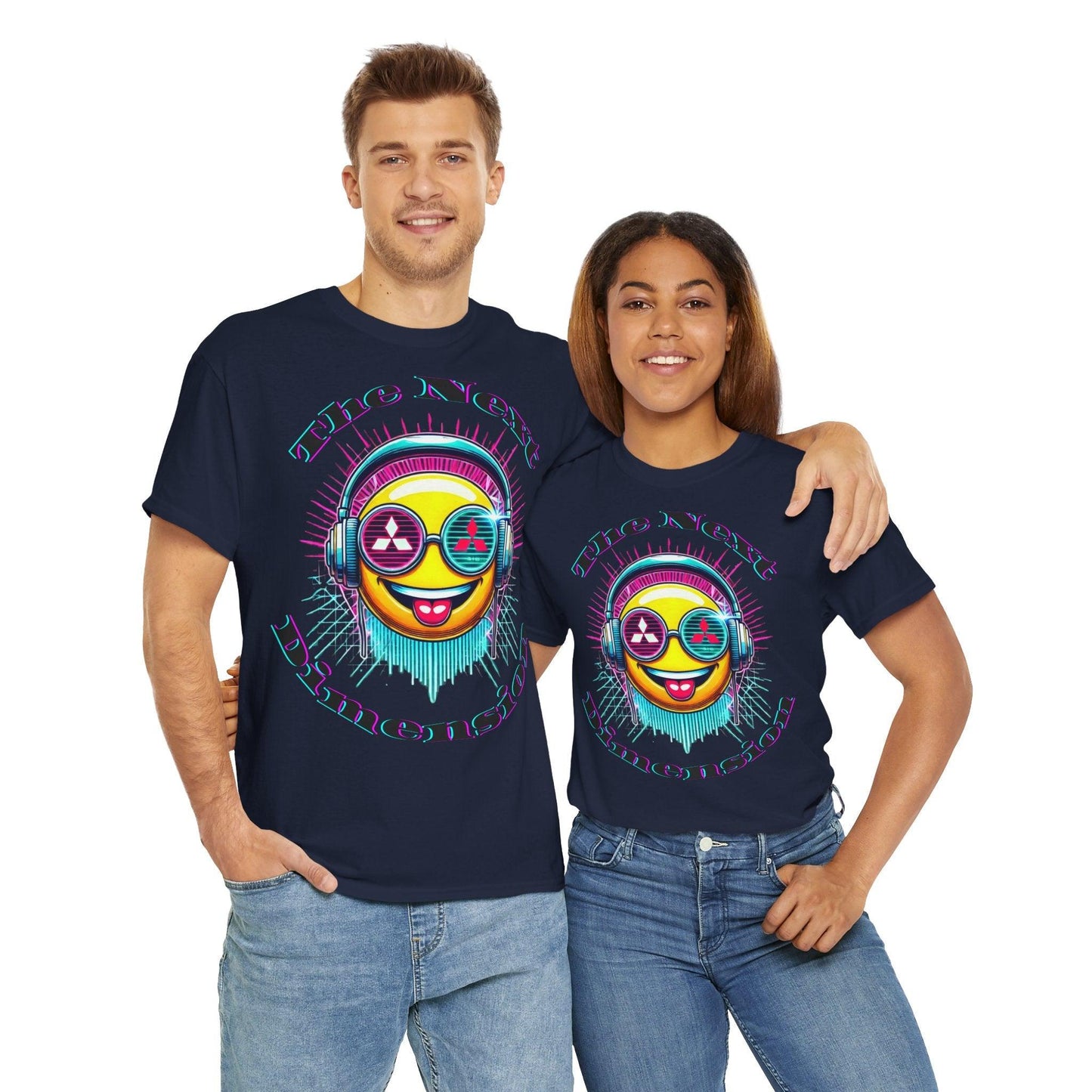 Techno Smiley Unisex T-Shirt - The Next Dimension