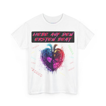 Techno Love Unisex T-Shirt - Liebe auf ersten Beat