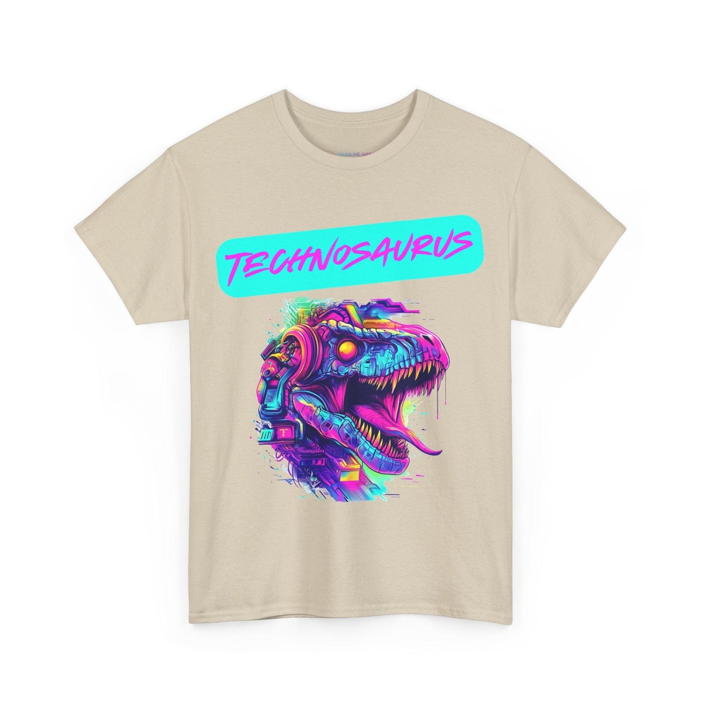 Techno Cyberpunk T-Shirt - Futuristic 'Technosaurus'