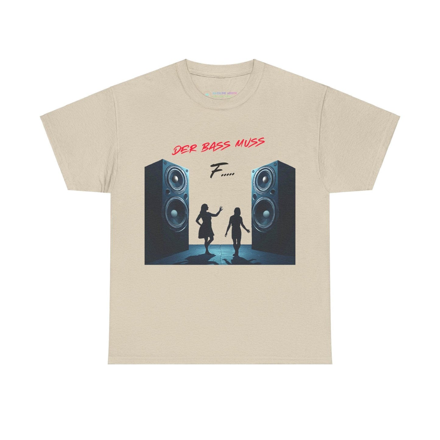 Techno Musik Liebhaber T-Shirt - 'DER BASS MUSS F.....' Design