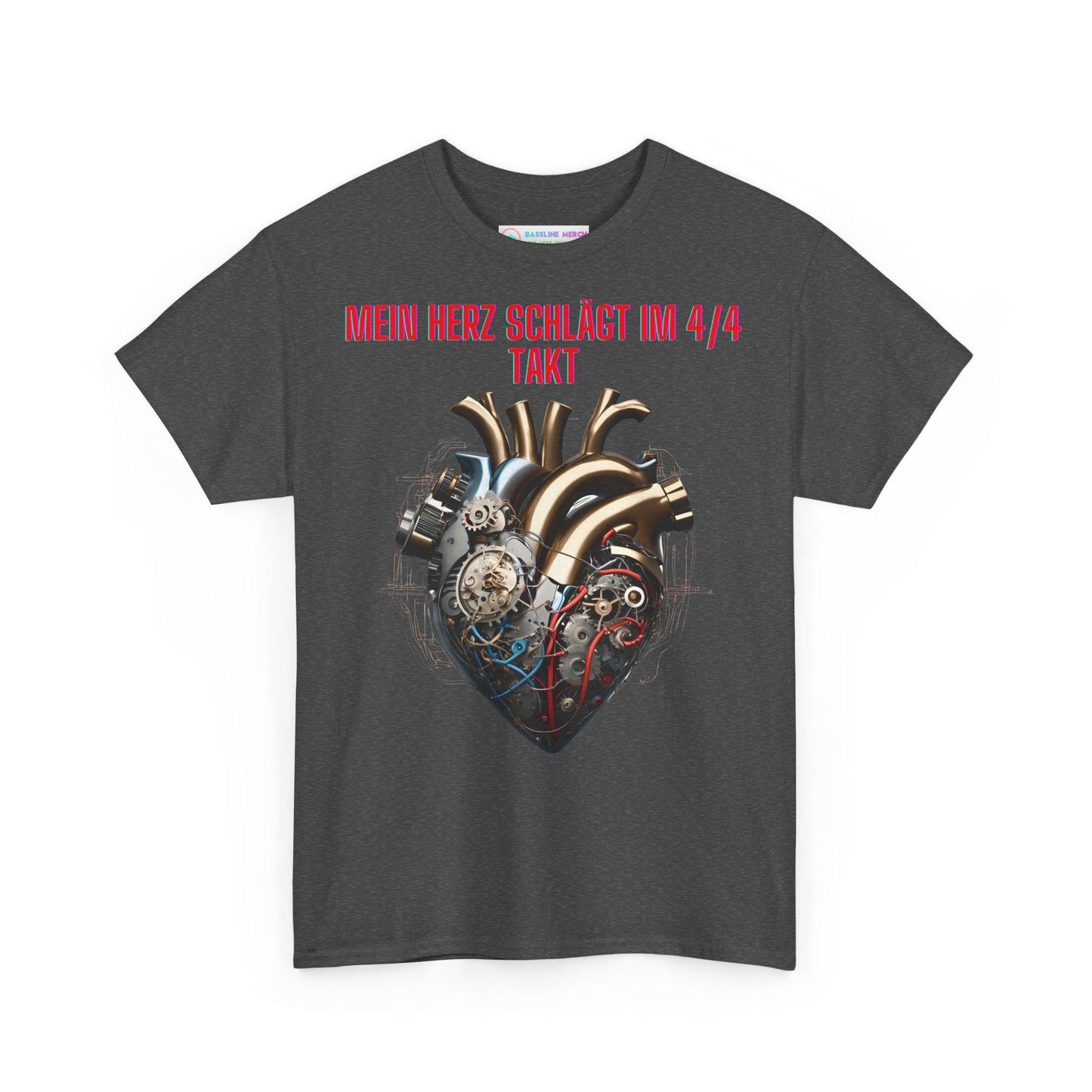 Techno Herzschlag Unisex T-Shirt - Neon Circuit Design