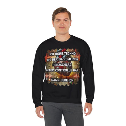 Techno Herz Unisex Sweatshirt - Bass Control
