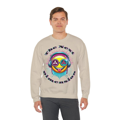 Techno Smiley Unisex Sweatshirt - The Next Dimension