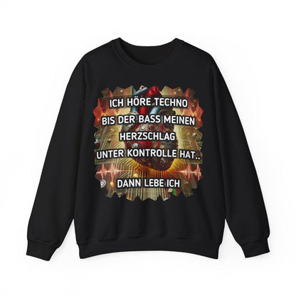 Techno Herz Unisex Sweatshirt - Bass Control