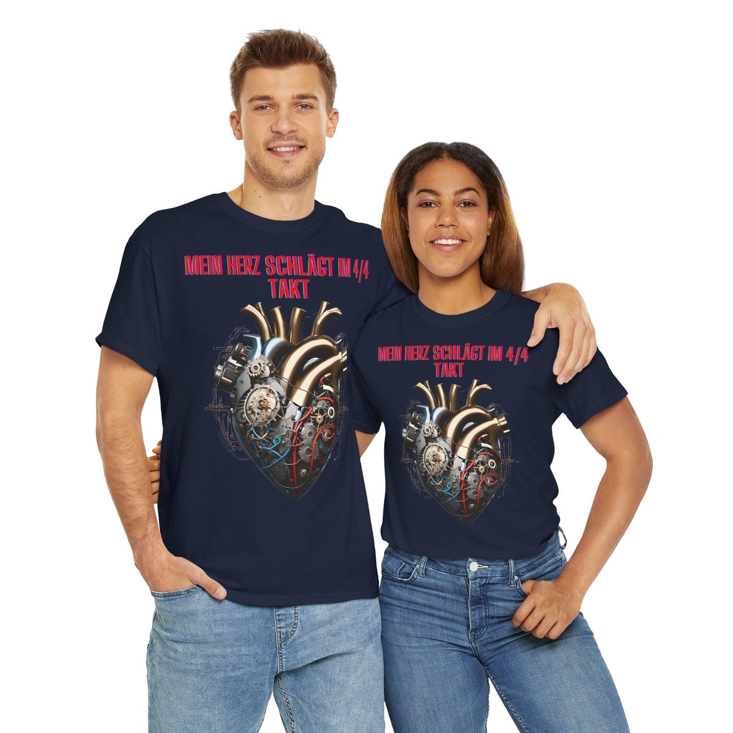 Techno Herzschlag Unisex T-Shirt - Neon Circuit Design