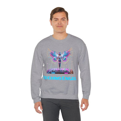 LED Light-Up Rave Techno Engel Sweatshirt