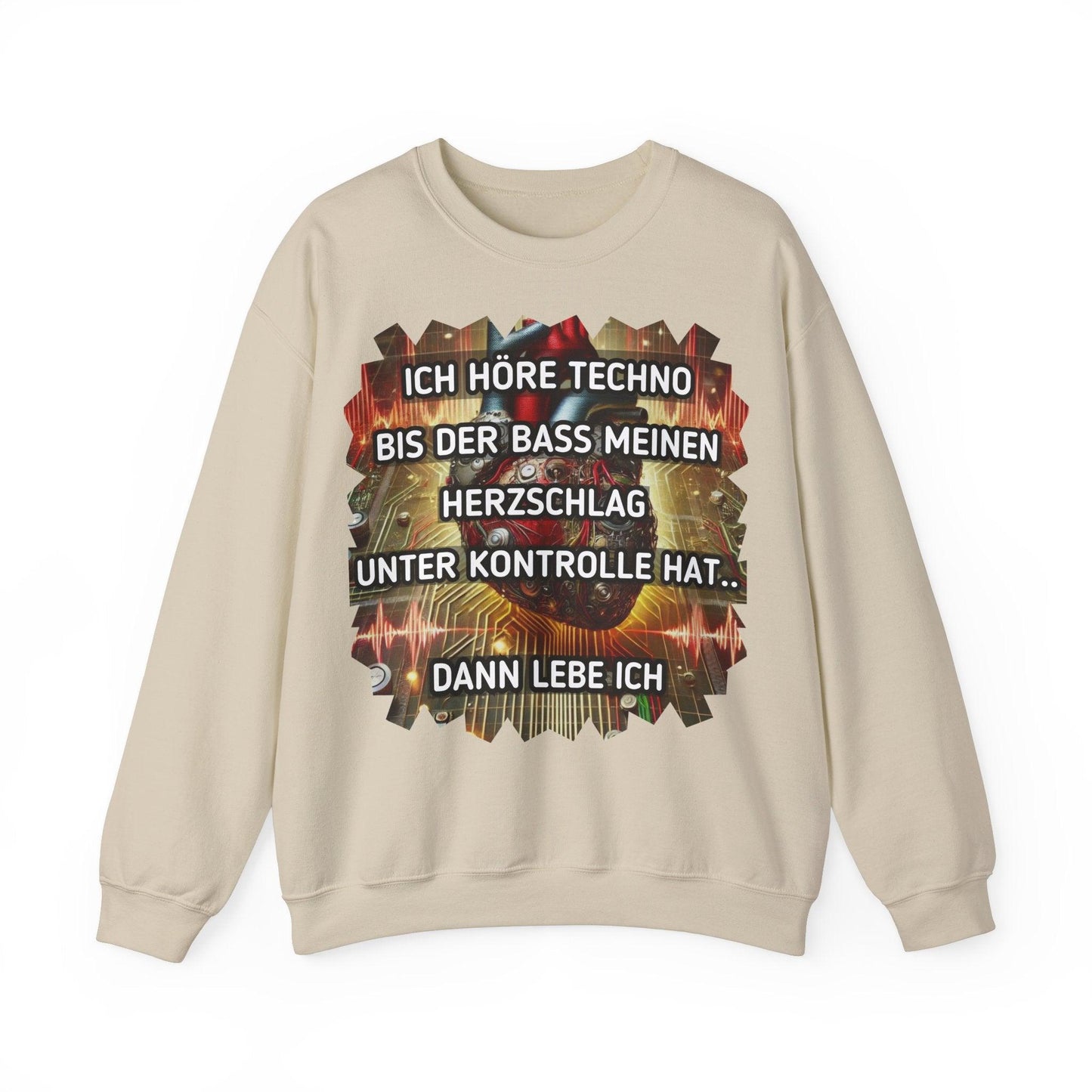 Techno Herz Unisex Sweatshirt - Bass Control