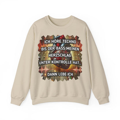 Techno Herz Unisex Sweatshirt - Bass Control