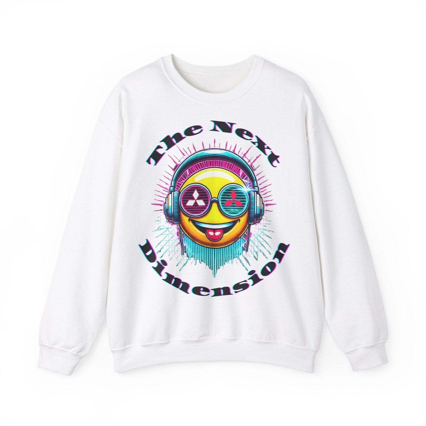 Techno Smiley Unisex Sweatshirt - The Next Dimension