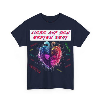 Techno Love Unisex T-Shirt - Liebe auf ersten Beat