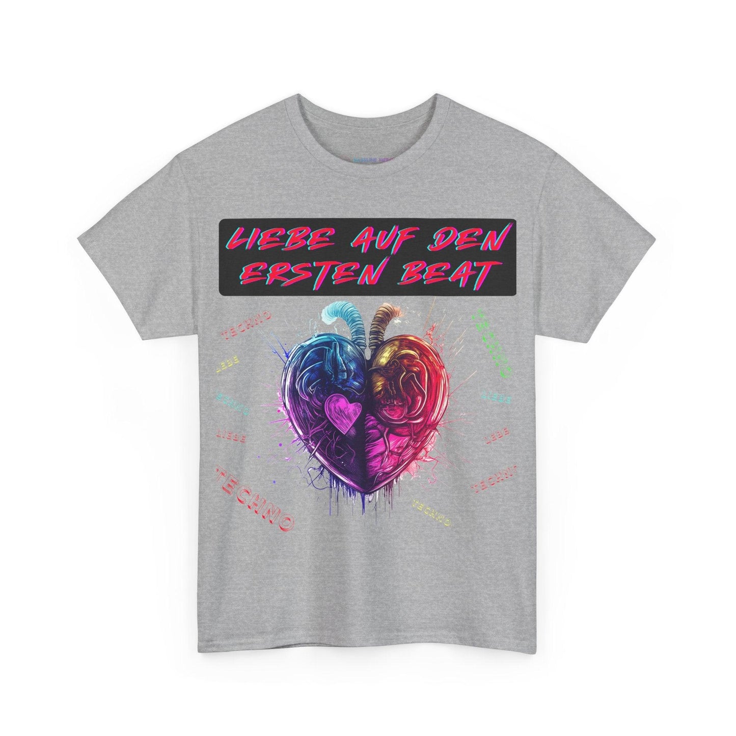Techno Love Unisex T-Shirt - Liebe auf ersten Beat