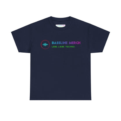 Techno Unisex Fan T-Shirt - Bassline Merch I love Techno