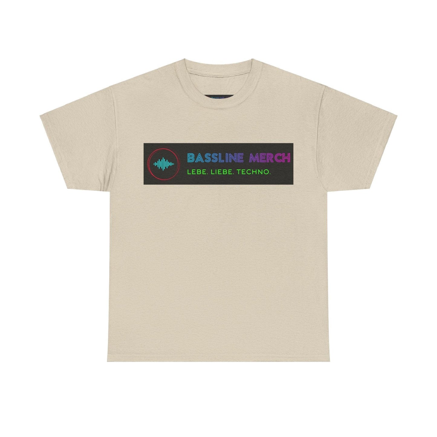 Techno Unisex Fan T-Shirt - Bassline Merch I love Techno