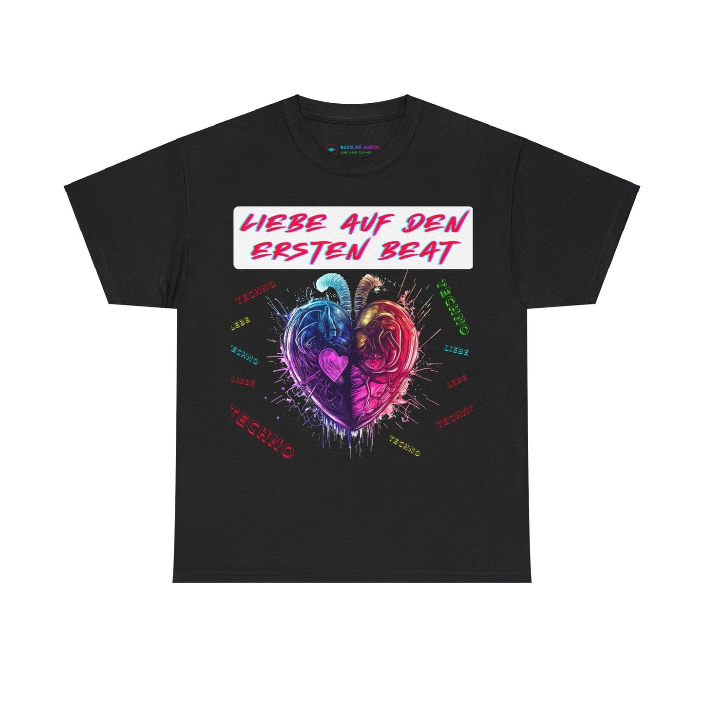 Techno Love Unisex T-Shirt - Liebe auf ersten Beat