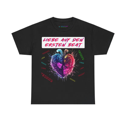 Techno Love Unisex T-Shirt - Liebe auf ersten Beat