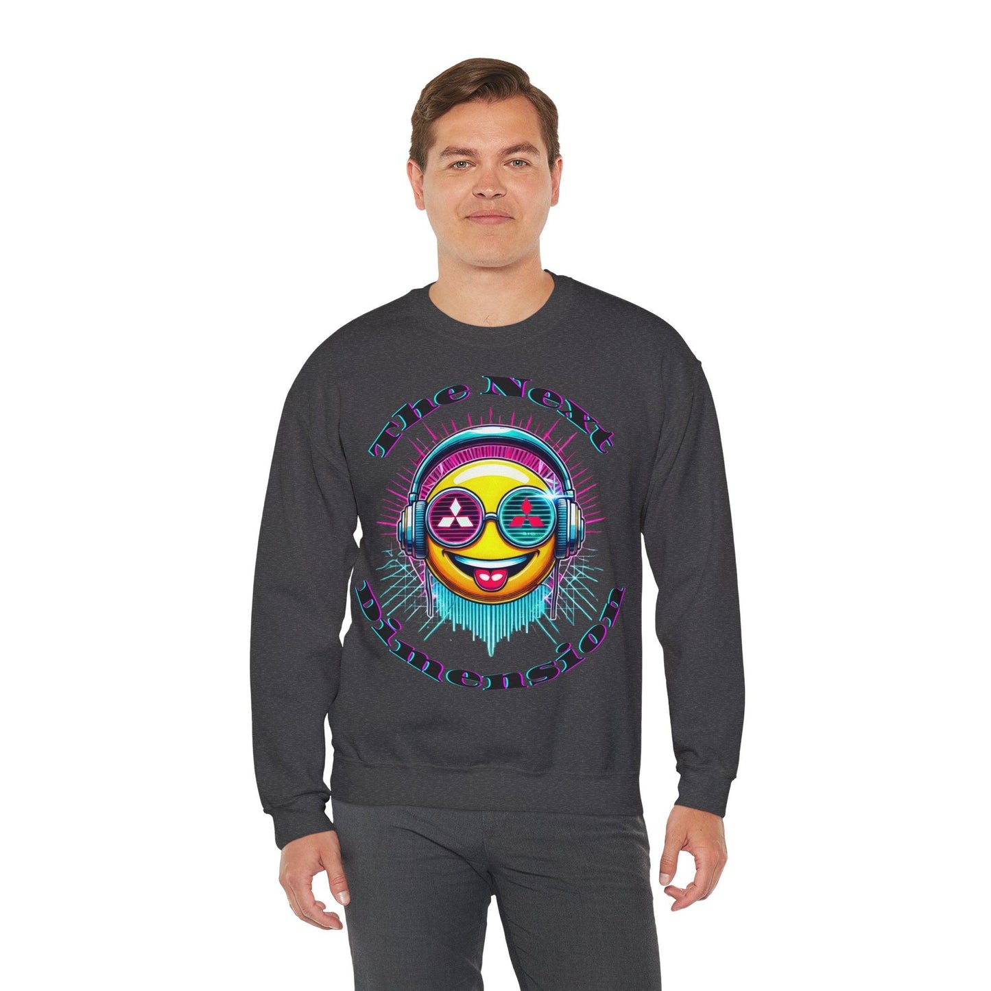 Techno Smiley Unisex Sweatshirt - The Next Dimension