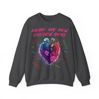 Techno Love Unisex Sweatshirt - Liebe auf ersten Beat