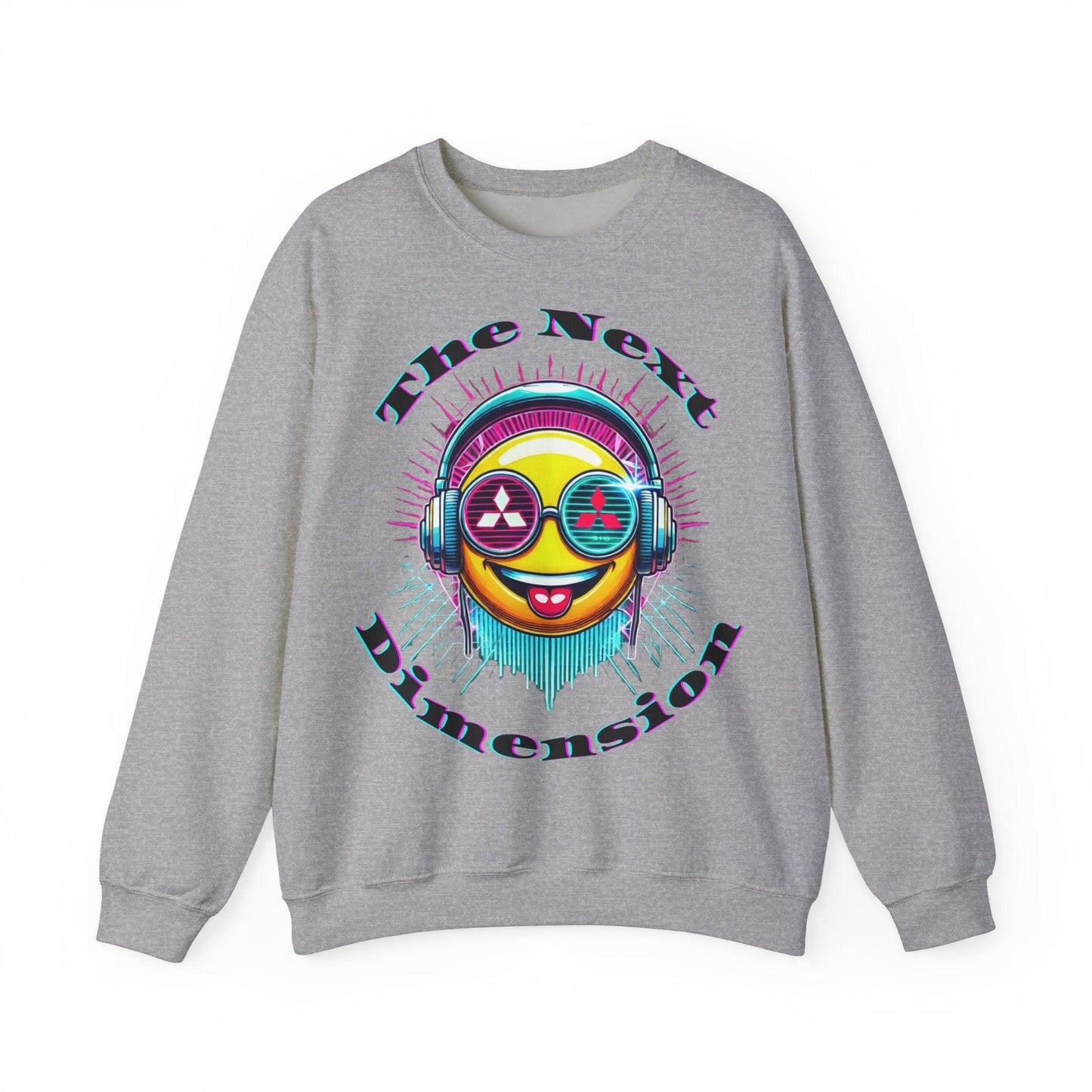 Techno Smiley Unisex Sweatshirt - The Next Dimension
