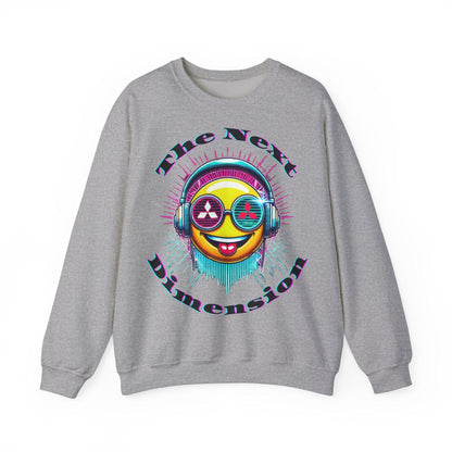 Techno Smiley Unisex Sweatshirt - The Next Dimension