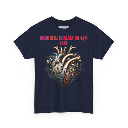 Techno Herzschlag Unisex T-Shirt - Neon Circuit Design