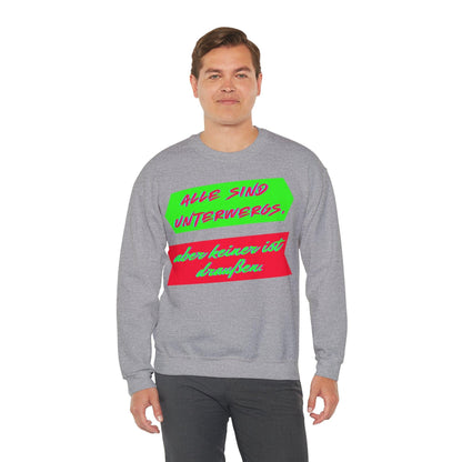 Techno Statement Unisex Sweatshirt - Alle unterwegs, keiner draußen