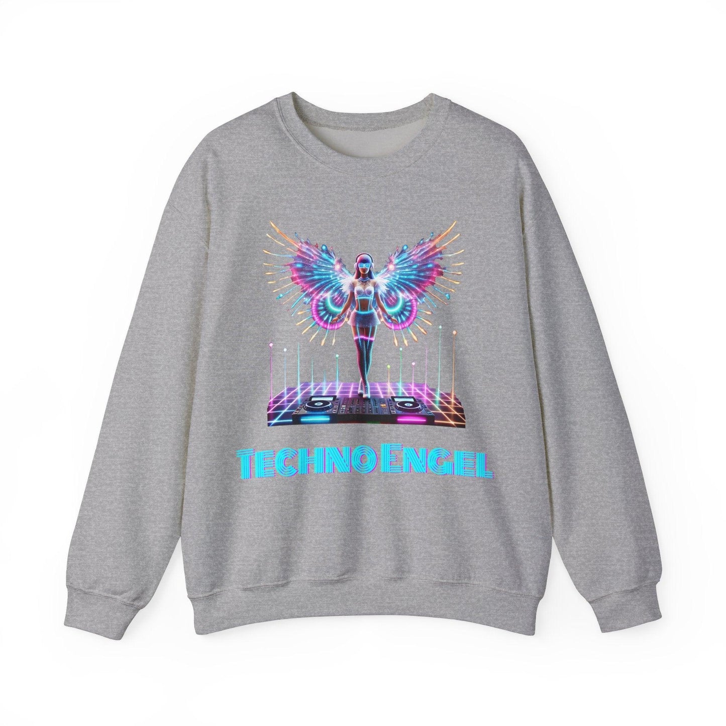 LED Light-Up Rave Techno Engel Sweatshirt