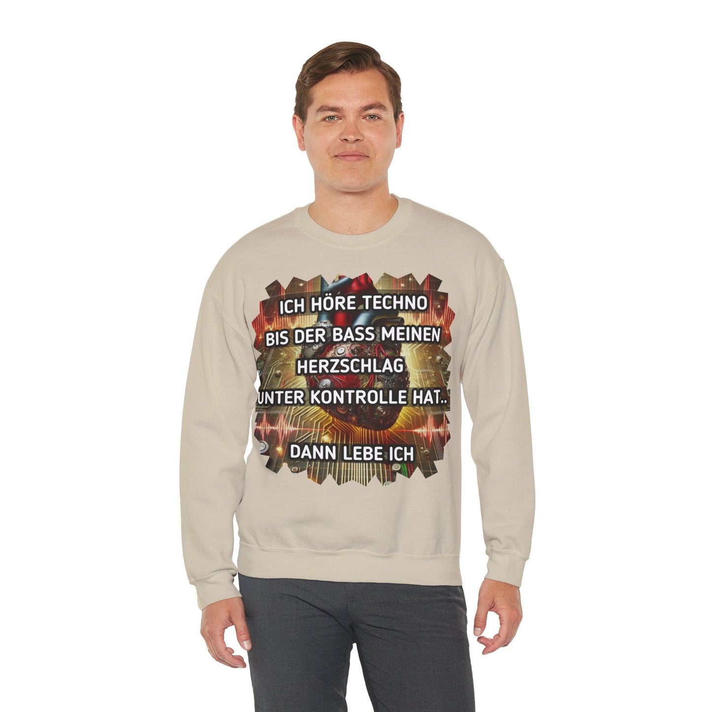Techno Herz Unisex Sweatshirt - Bass Control