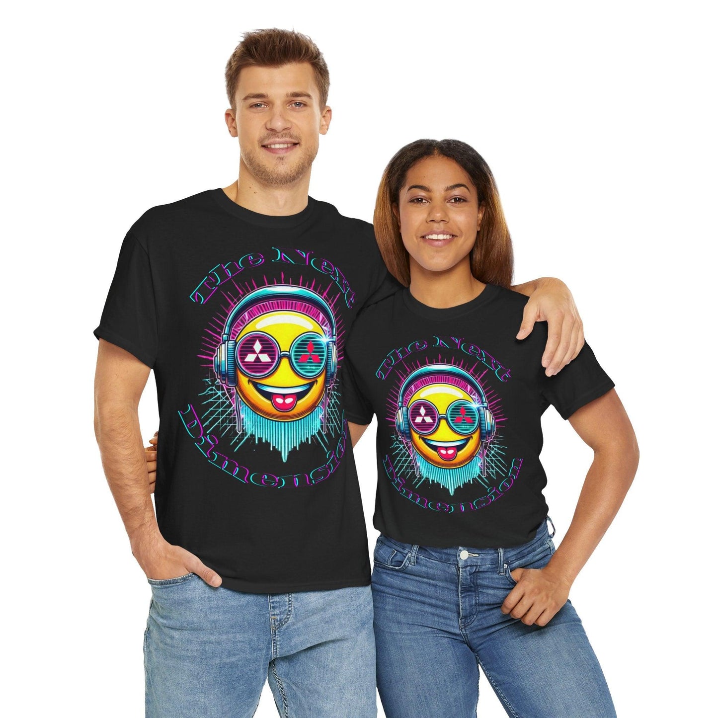 Techno Smiley Unisex T-Shirt - The Next Dimension