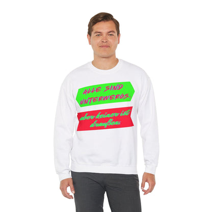 Techno Statement Unisex Sweatshirt - Alle unterwegs, keiner draußen