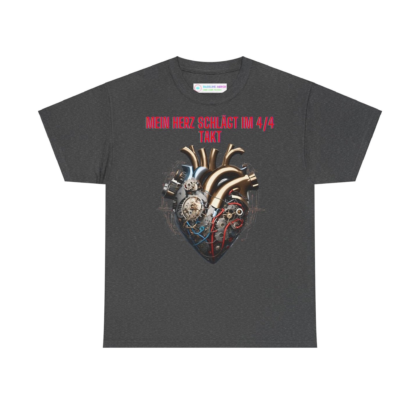 Techno Herzschlag Unisex T-Shirt - Neon Circuit Design