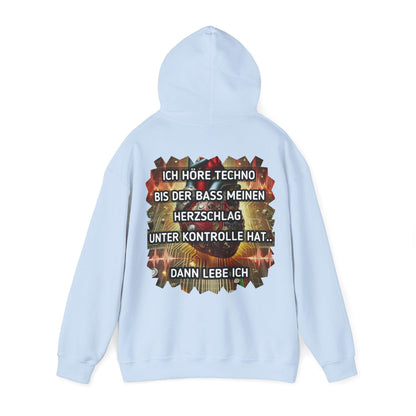 Techno Herz Unisex Hoodie - Bass Control